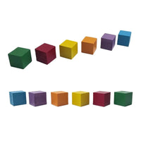 Cubos Coloridos - Brinquedo Educativo carimbras
