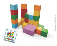 Cubos Coloridos - Brinquedo Educativo carimbras