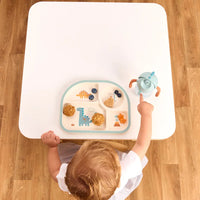 Copo com Canudo Anticólica Dino Verde Buba