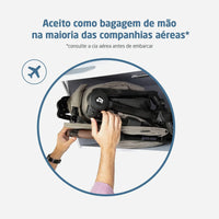 Carrinho Eva³ Luxe Twillic Truffle Trio Isofix 360 Maxi Cosi