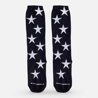 Meia Estrela Preto e Branco - Cantarola