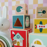 Jogo Pirâmide de 6 Blocos – Baby Forest Janod