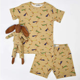 Kit Pijama Curto Infantil Coelho com Bichinho de Pijama – Trend4kids