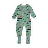 Macacão de Bebê com Zíper Estampa Oceano – Trend4kids