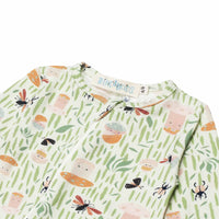 Macacão de Bebê com Zíper Estampa Bosque –  Trend4kids