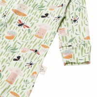 Macacão de Bebê com Zíper Estampa Bosque –  Trend4kids