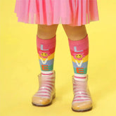 Meia Love Flower Cantarola