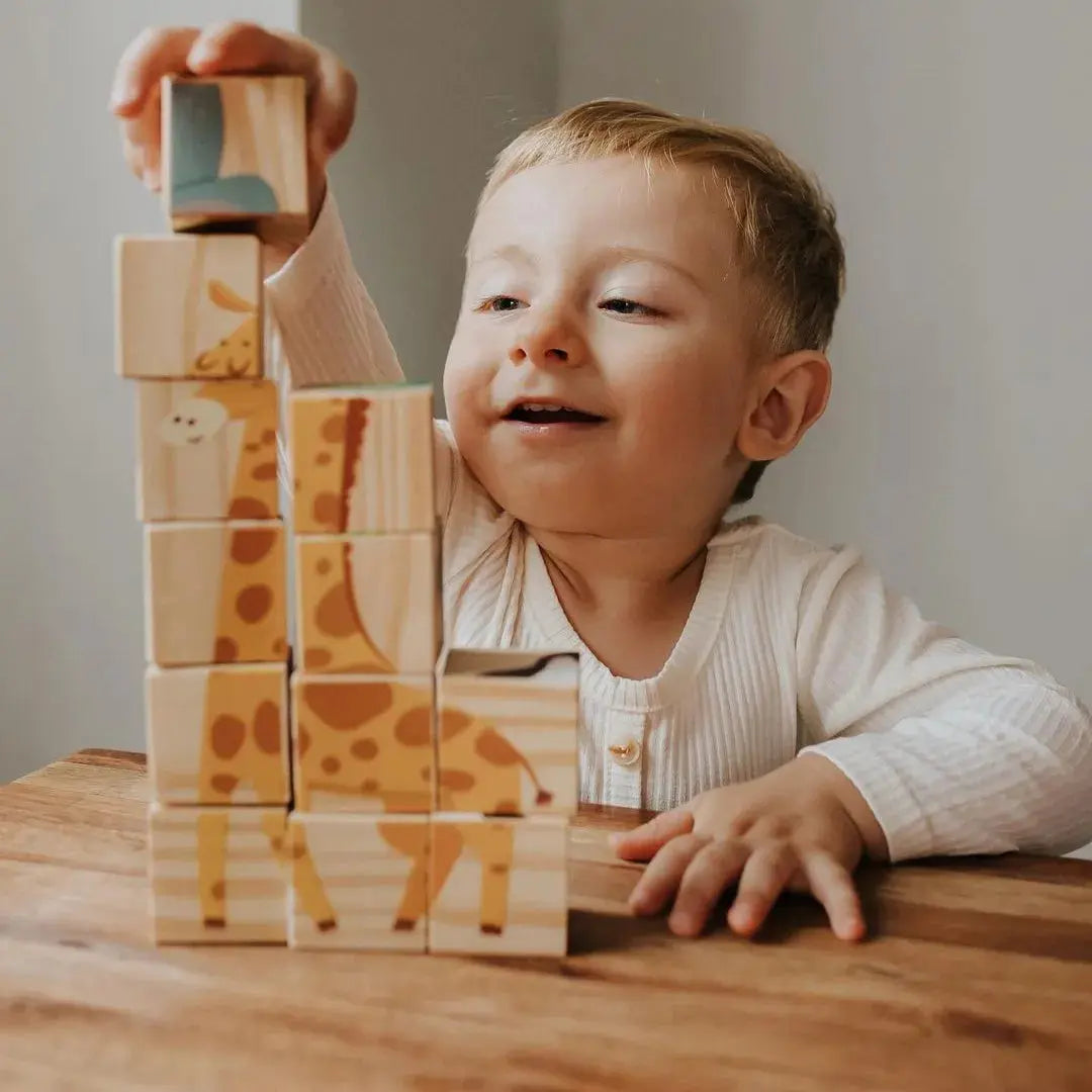 Quebra-Cabeças Cubos Baby Selva newart