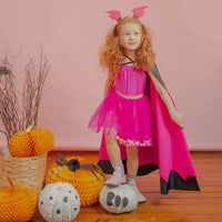 Saia Tule Pompom Pink - Minibossa