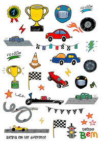 Tattoo Temporária Kart - TattooBem