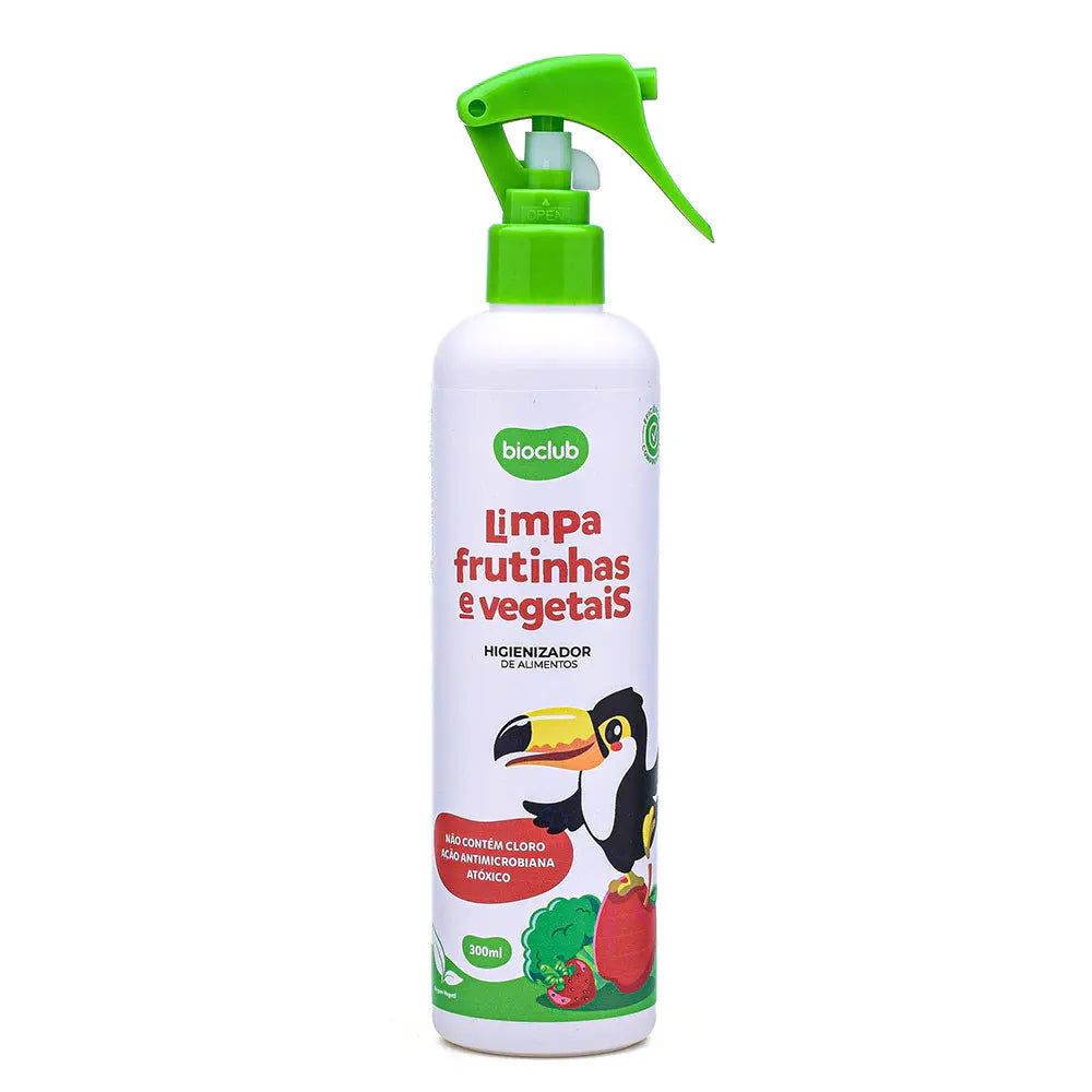 Higienizador De Frutas E Vegetais Orgânico - Limpa Frutinhas E Vegetais - Bioclub