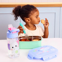 BENTO BOX INOX COM TRAVA E DIVISÓRIAS BUBAZOO ELEFANTE MARMITA POTE