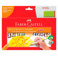 Lápis de Cor Jumbo Triangular 24 Cores - Faber-Castell