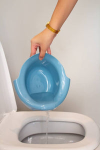 TRONINHO INFANTIL POTTY BRANCO AZUL