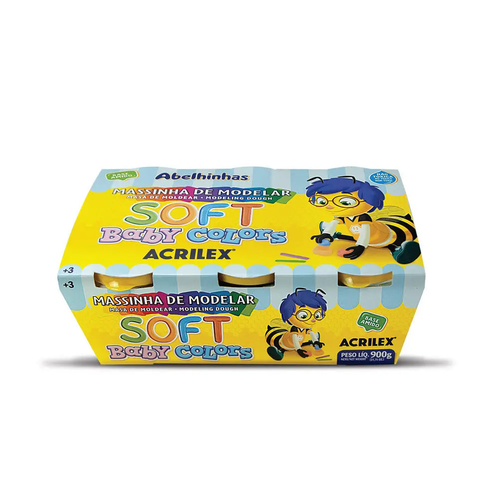 MASSINHA DE MODELAR SOFT BABY COLORS