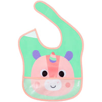 Babador com Cata-migalhas BubaZoo Unicórnio - Buba