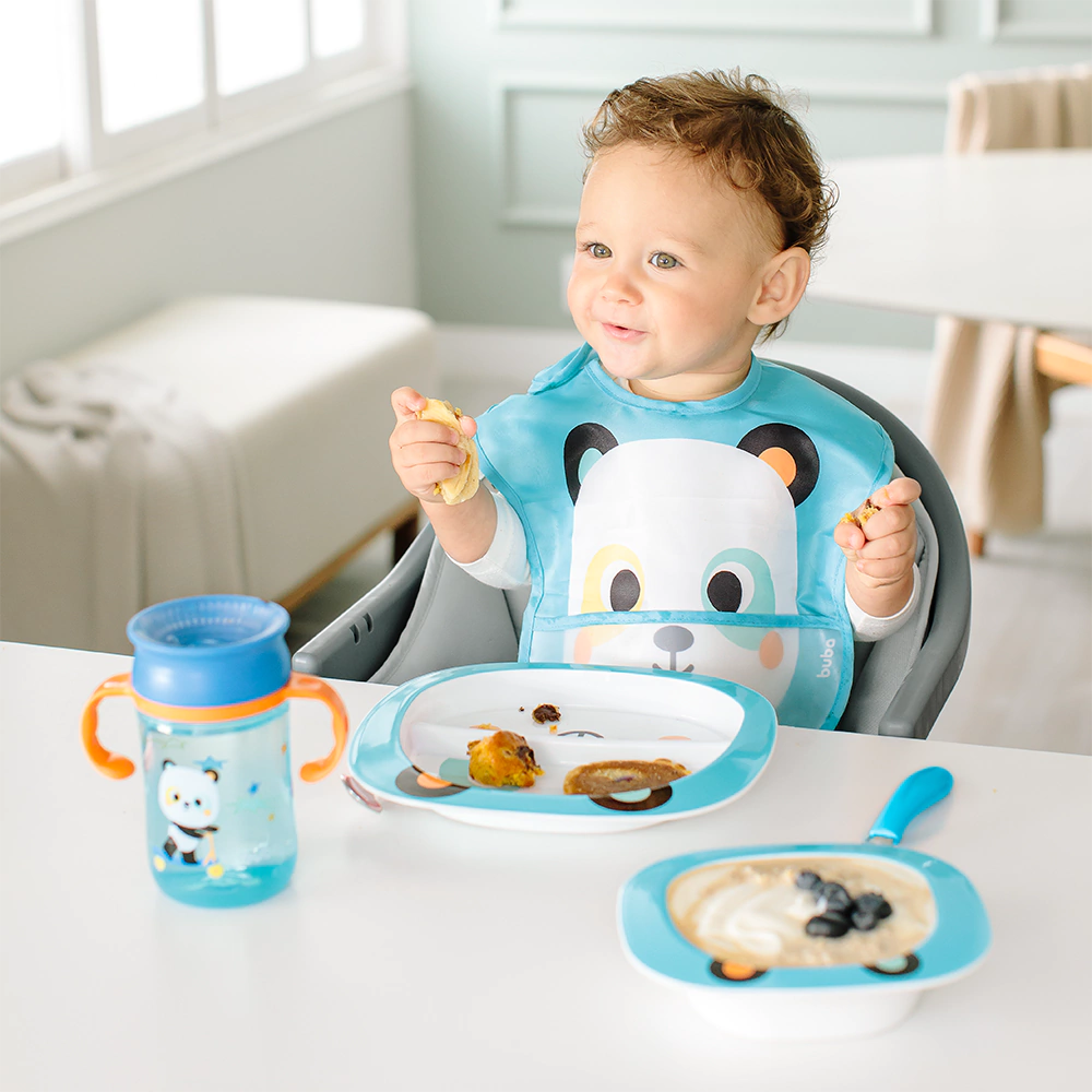 KIT REFEIÇÃO BUBAZOO PANDA COMPLETO ALIMENTAÇÃO