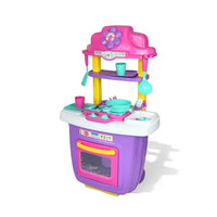 Cozinha Portátil Rosa