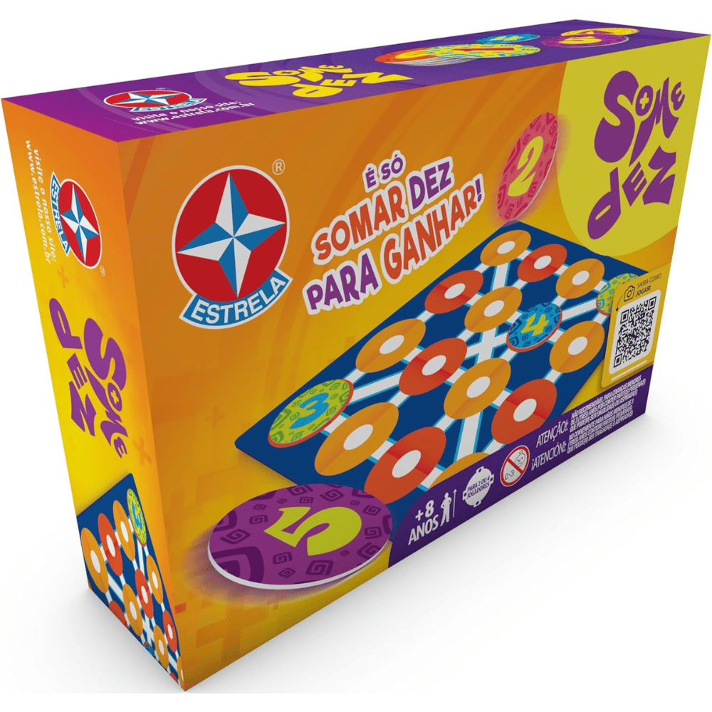 Jogo de Tabuleiro Some Dez - Estrela