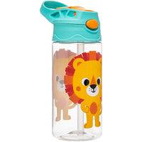 Garrafinha Tritan c/ Canudo BubaZoo Leãozinho 450ml - Buba