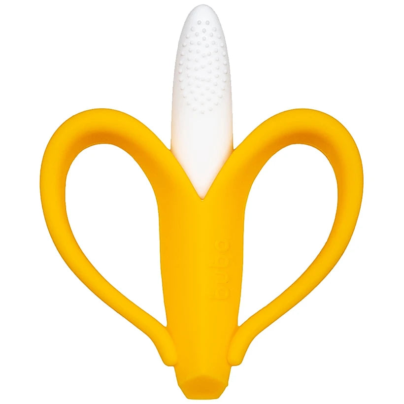 Massageador de Gengiva com Cerdas Curtas Banana - Buba