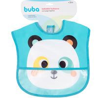 BABADOR COM BOLSO BUBAZOO PANDA BABEIRO