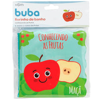 LIVRO DE BANHO BUBA CONHECENDO AS FRUTAS