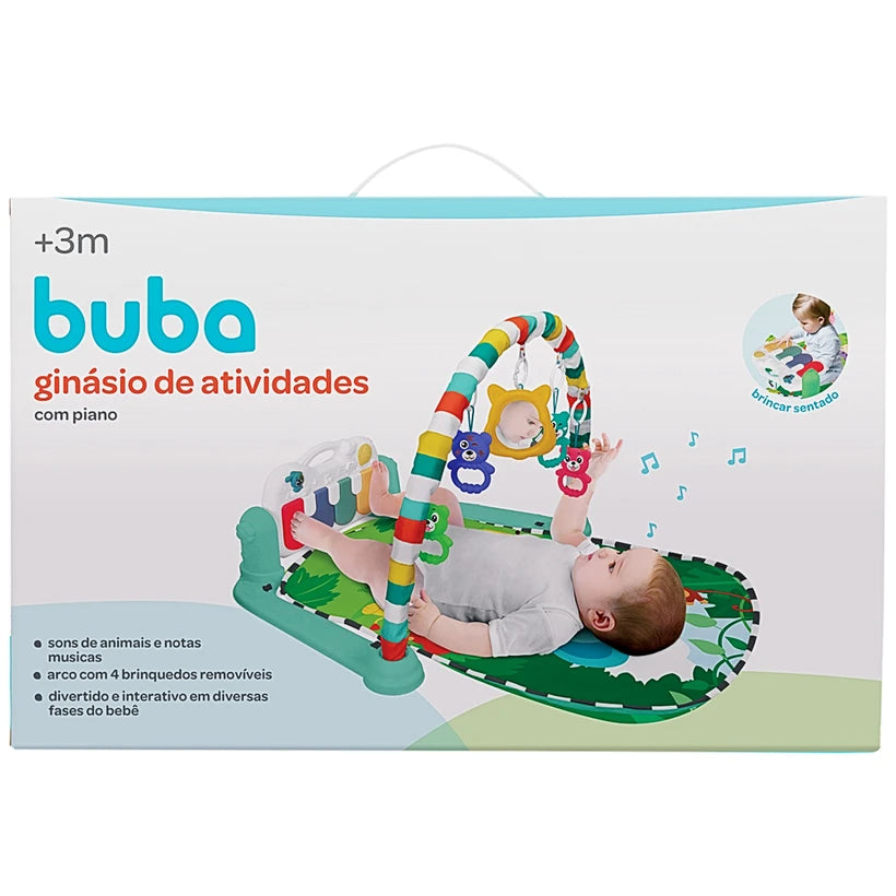 Tapete Ginásio de Atividades com Piano Safari - Buba