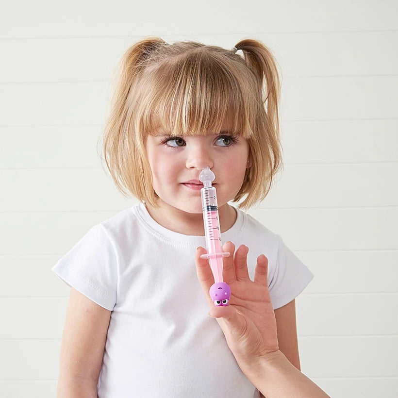 Seringa para Lavagem Nasal Dino Rosa - Buba