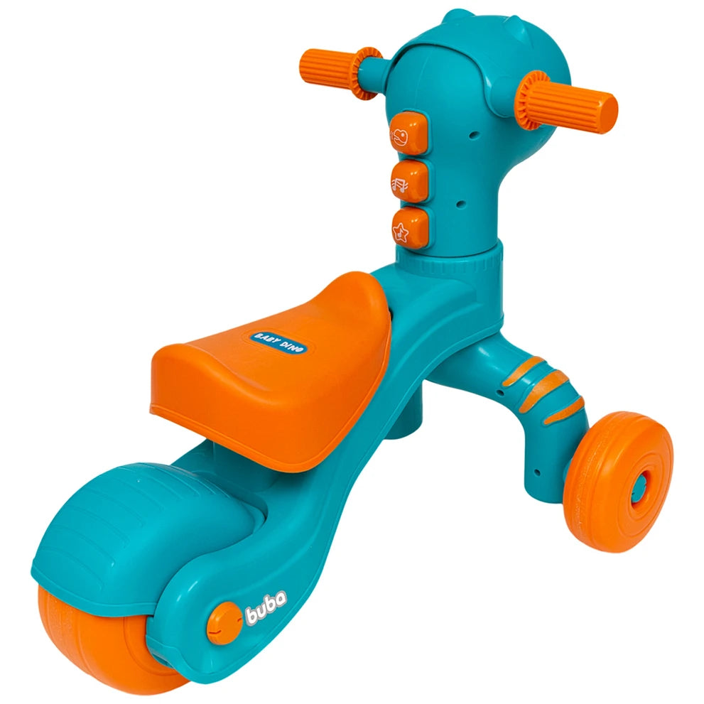 Triciclo de Equilíbrio com Luz e Som Dino (12m+) - Buba