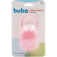 Porta Chupeta para bebê Rosa - Buba