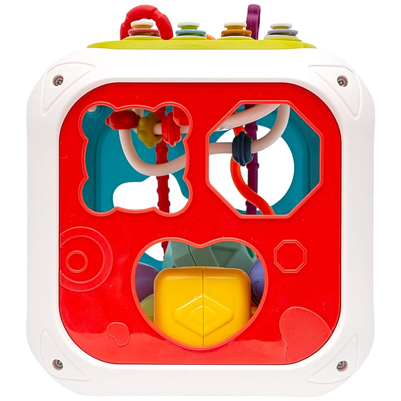 Cubo Multiatividades Formas e Encaixes 7 em 1 - Buba