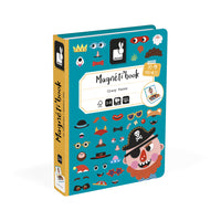 Livro Magnético Crazy Faces Meninos - 82 Peças