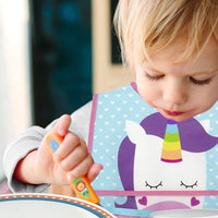 Babador com Cata-migalhas Unicórnio - Buba