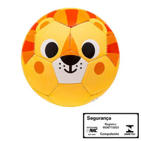 Bola de Futebol para bebê BubaZoo Leãozinho - Buba