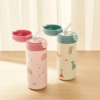 Garrafa Térmica Inox Parede Dupla Magic Dino 320ml - Buba