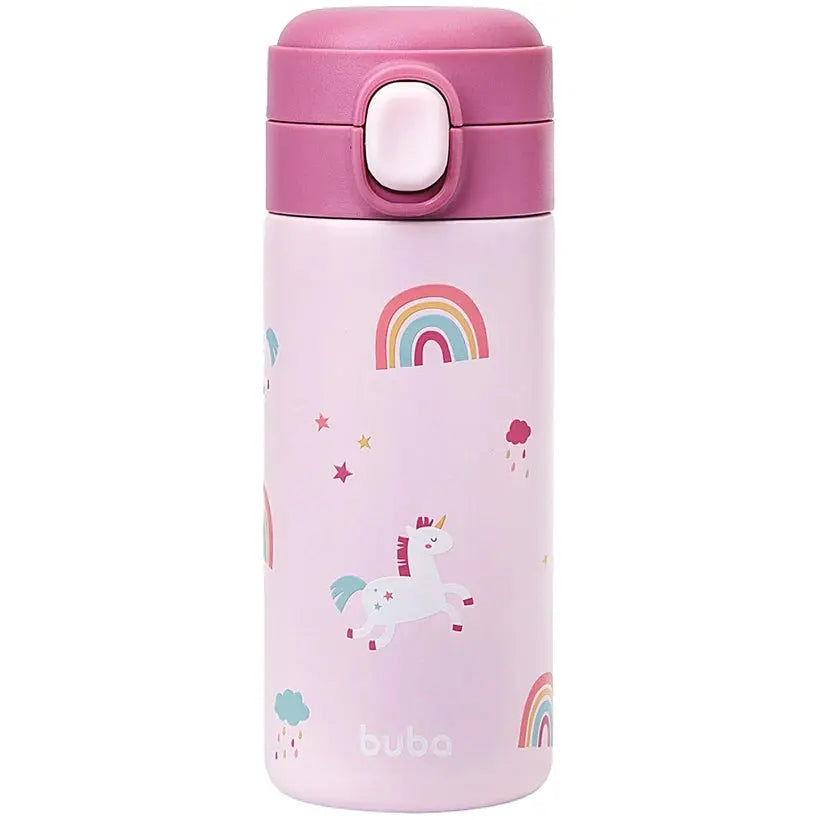 Garrafa Térmica Inox Parede Dupla Magic Unicórnio 320ml - Buba