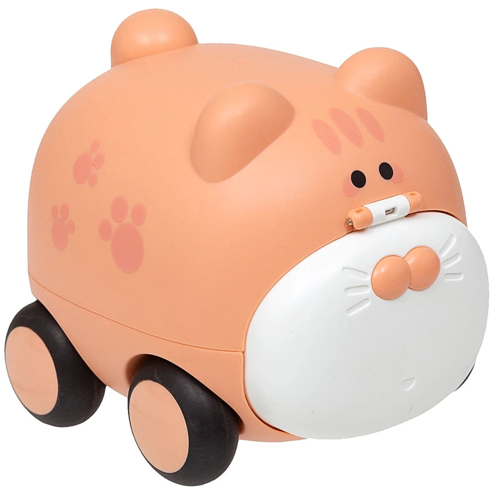 Carrinho Animal com Filhote Rosa