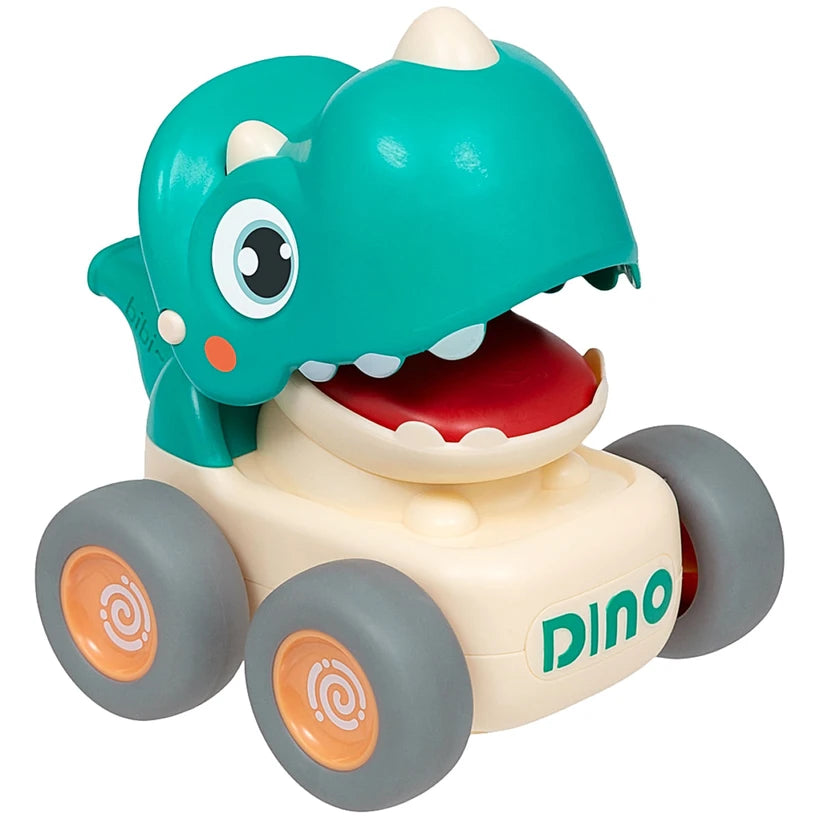 Carrinho Dino com Fricção e Apito Verde Escuro - Buba