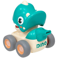 Carrinho Dino com Fricção e Apito Verde Escuro - Buba