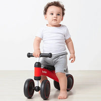 Bicicleta de Equilíbrio 4 rodas Vermelha (12m+) - Buba