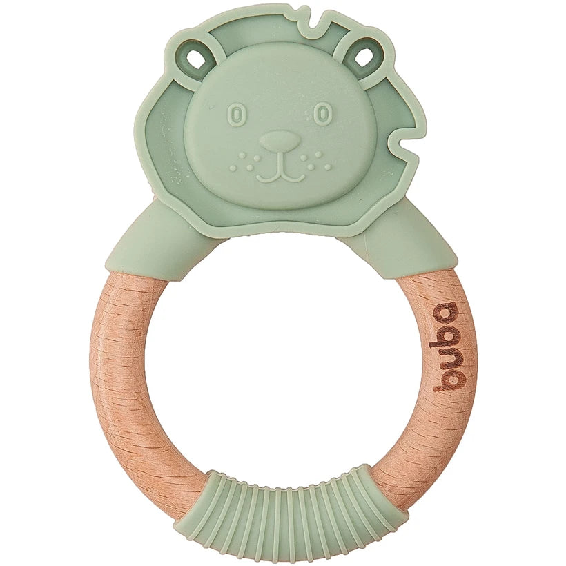 Mordedor Leão em Silicone Verde - Buba