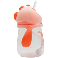 Copo com Alça e Canudo Dino Girl 240ml - Buba