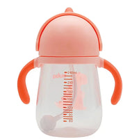 Copo com Alça e Canudo Dino Girl 240ml - Buba