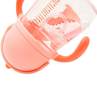 Copo com Alça e Canudo Dino Girl 240ml - Buba