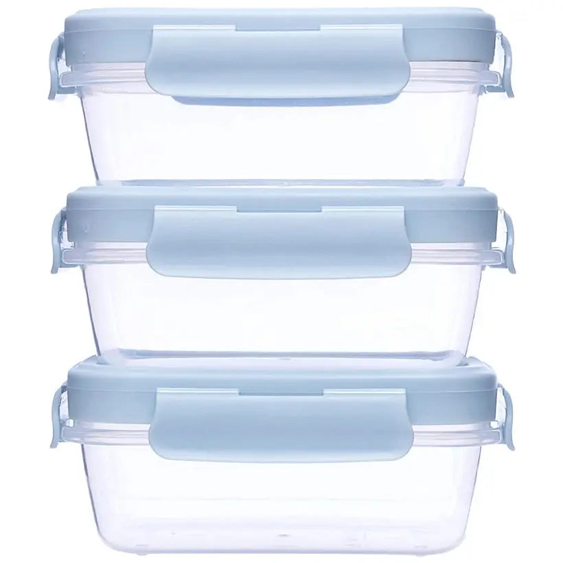 Kit 3 Potinhos Herméticos Azul 100ml - Buba