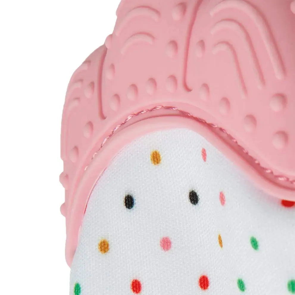 Luvinha Mordedor de Silicone Rosa (3m+) - Buba Buba