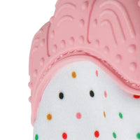 Luvinha Mordedor de Silicone Rosa (3m+) - Buba Buba