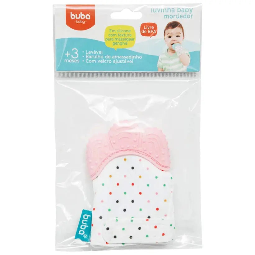 Luvinha Mordedor de Silicone Rosa - Buba
