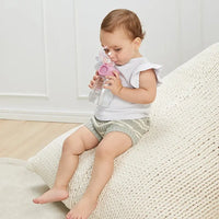 Garrafinha Tritan c/ Canudo Rosa 300ml - Buba